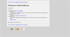 Desktop Screenshot of chriscaudle.org